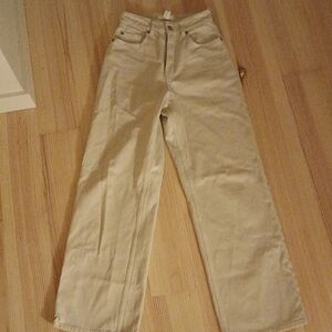 H & M beige jeans